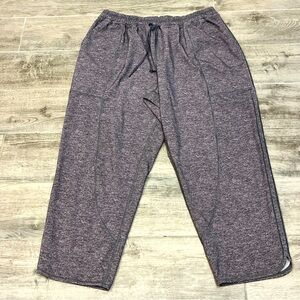 Lululemon Women’s Heather Gray Final Play Crop Pant Size 10 Stretch Thin LW6APS‎